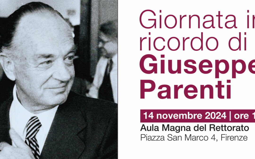 Giornata in ricordo di Giuseppe Parenti